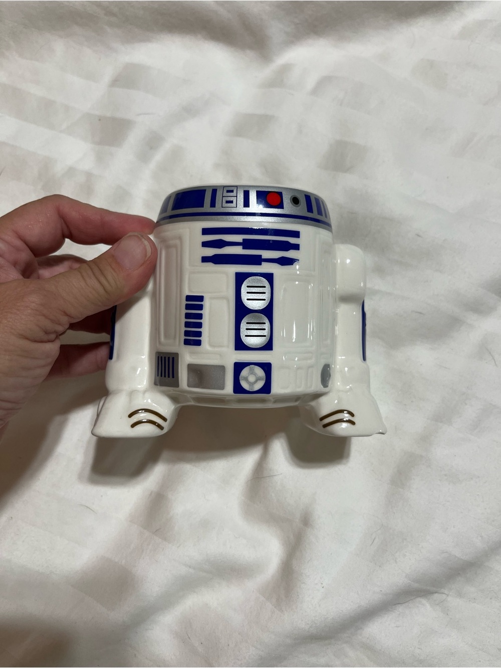 Star Wars R2-D2 Ceramic Mug — White, Blue, Red Accents